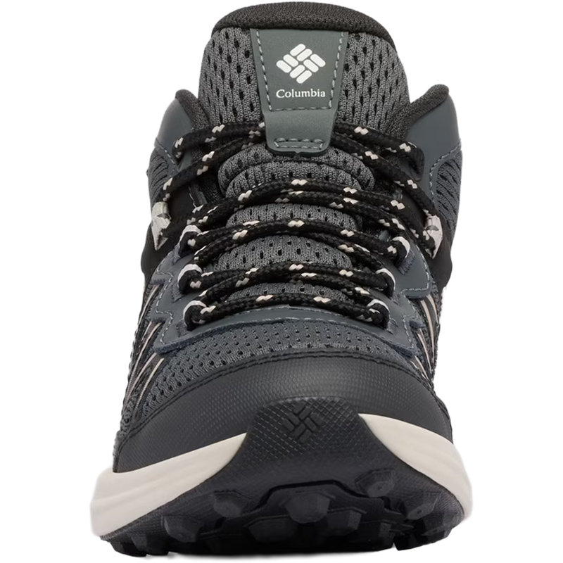 Youth Peakfreak Rush Mid Waterproof Shoe, Columbia Youth Peakfreak Rush Mid Waterproof Shoe in Black Grill front view