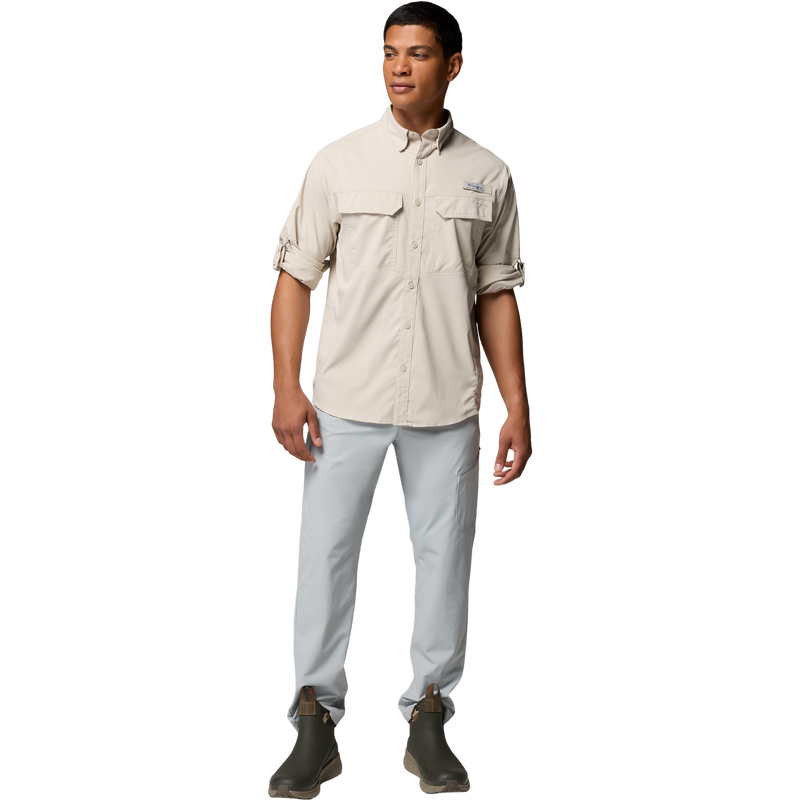 Men's Skiff Guide II Long Sleeve Shirt, Columbia Men's Skiff Guide II Long Sleeve Shirt Full View