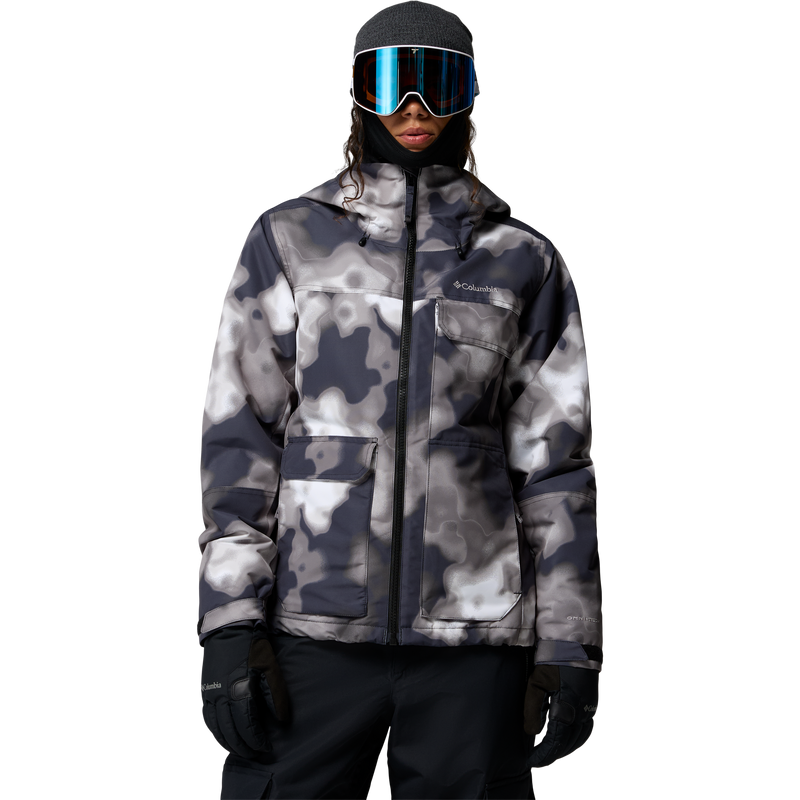 Columbia Women's Coreshot Printed Jacket in Black Dye Flower
