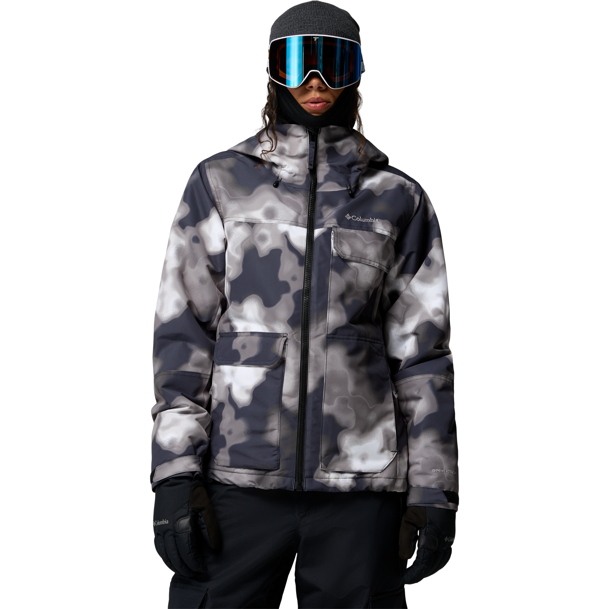 Columbia Women's Coreshot Printed Jacket in Black Dye Flower