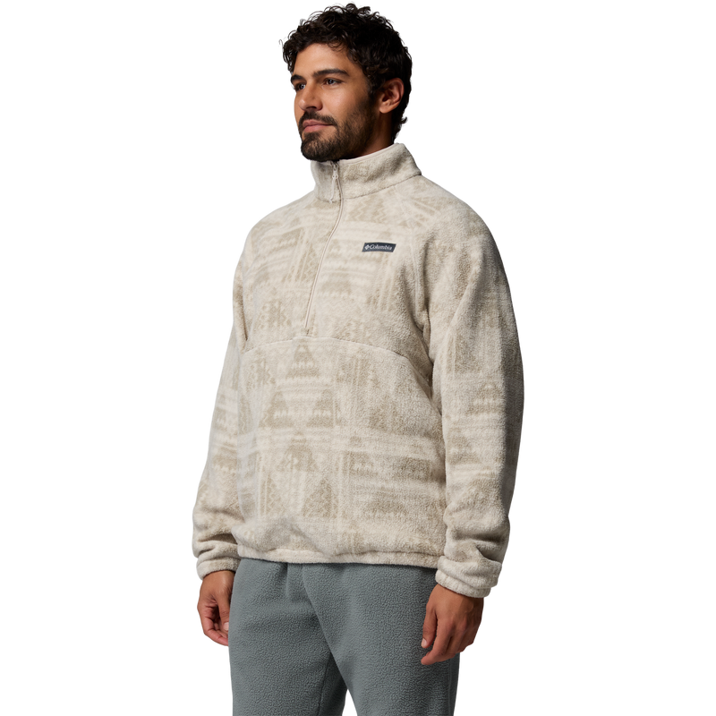 Men's Timber Crest Printed Half Zip, Columbia Men's Timber Crest Printed Half Zip 3/4 Front