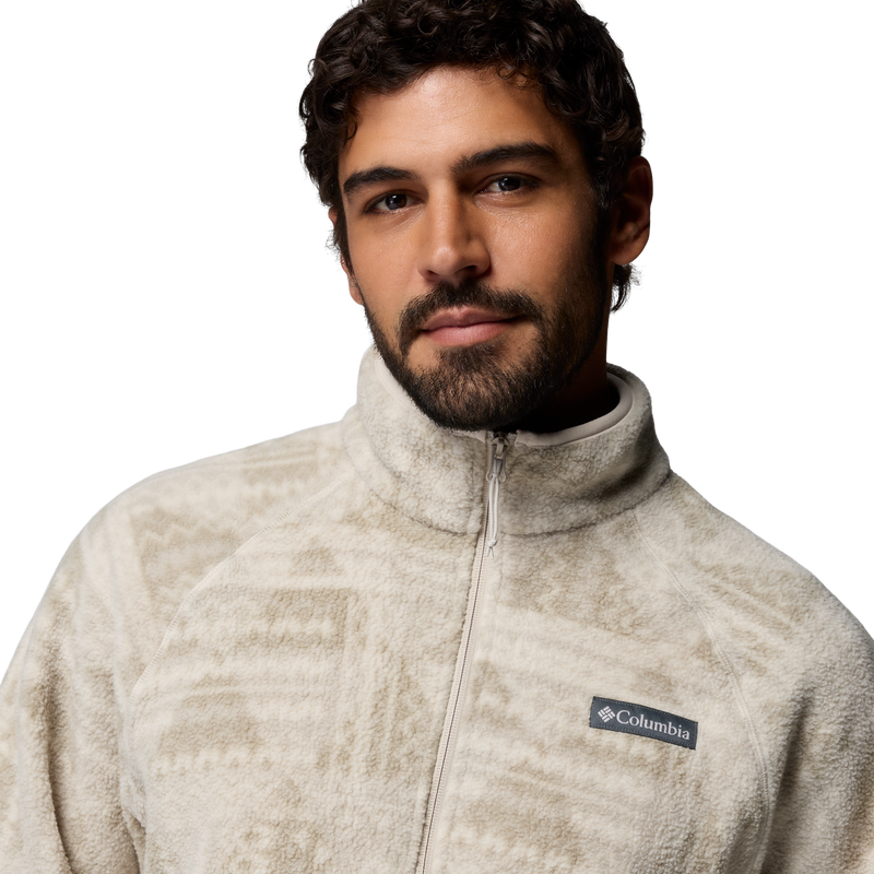 Men's Timber Crest Printed Half Zip, Columbia Men's Timber Crest Printed Half Zip Collar