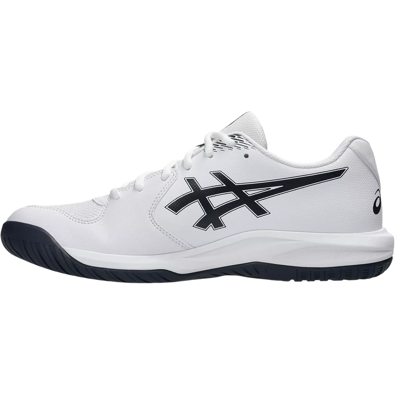 Men's GEL-Dedicate 9, Asics GEL-Dedicate 9 in 101-White/Midnight inside profile right shoe