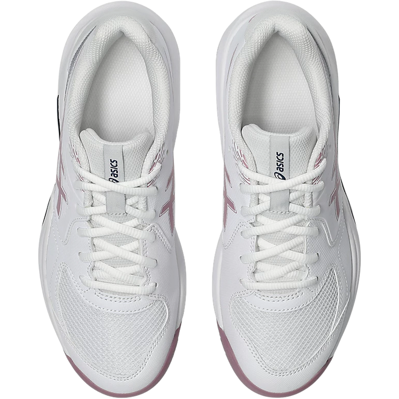 Women's GEL-DEDICATE 9, Asics Women's GEL-DEDICATE 9 in White Taro Purple top view