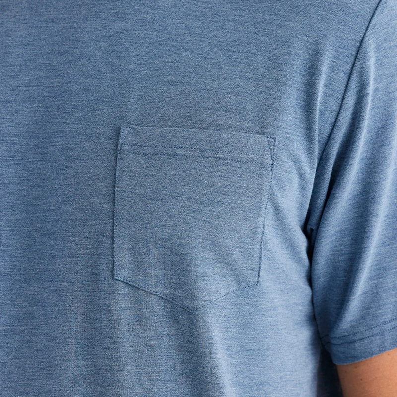 Men's Bamboo Flex Pocket Tee, Free Fly Men's Bamboo Flex Pocket Tee Pocket