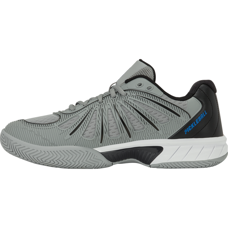 Men's Express Light Pickleball 2, K-Swiss Express Light Pickleball 2 in 074-Ultimate Gray/White/Black inside profile of right shoe