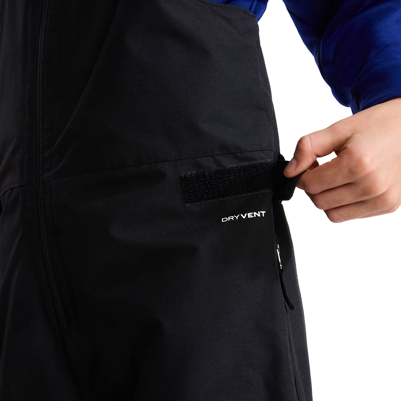 Youth Teen Freedom Insulated Bib, The North Face Youth Teen Freedom Insulated Bib Waist Hook and Loop