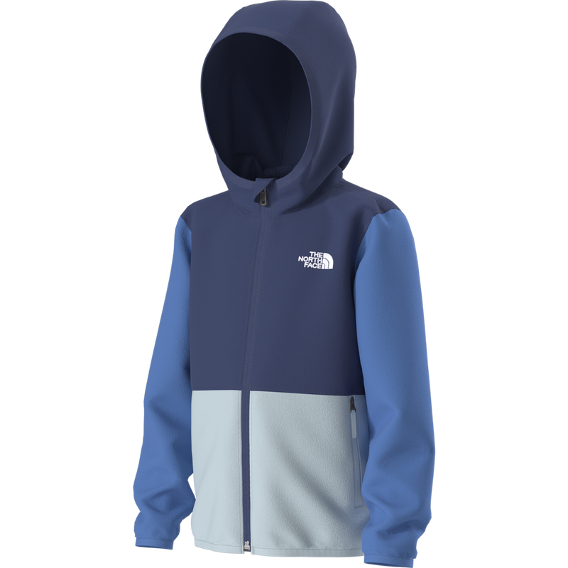 Youth Glacier Full Zip Hoodie, The North Face Youth Glacier Full Zip Hoodie front 3/4