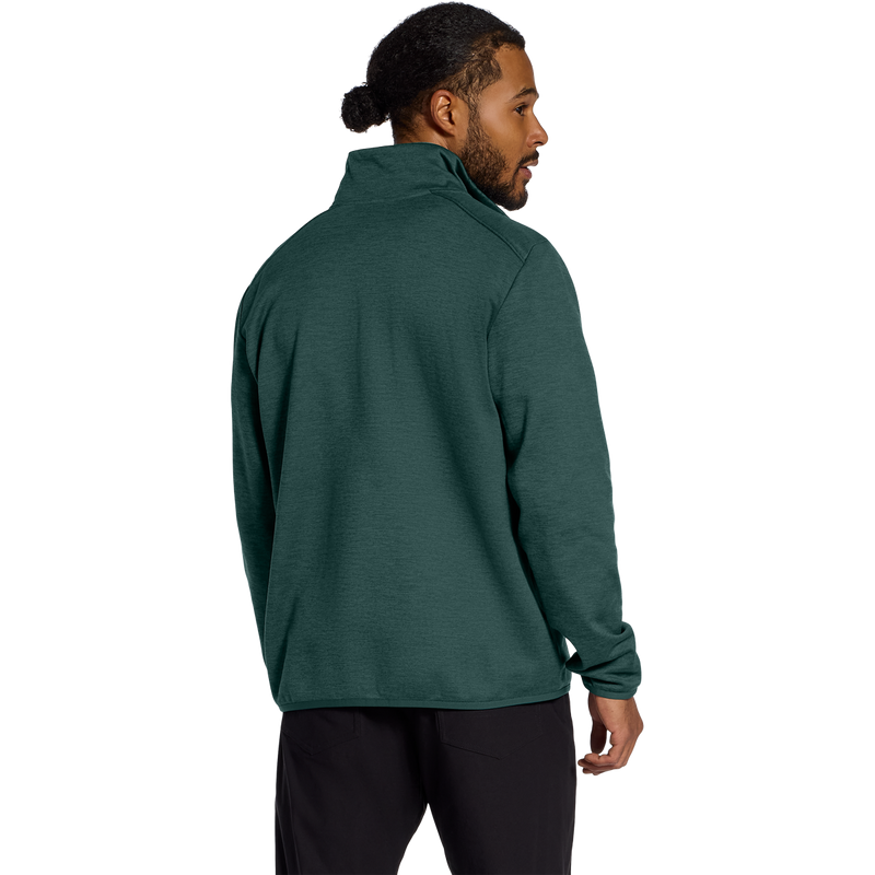 Men's TNF Performance Fleece 1/4 Zip, The North Face Men's TNF Performance Fleece back on model