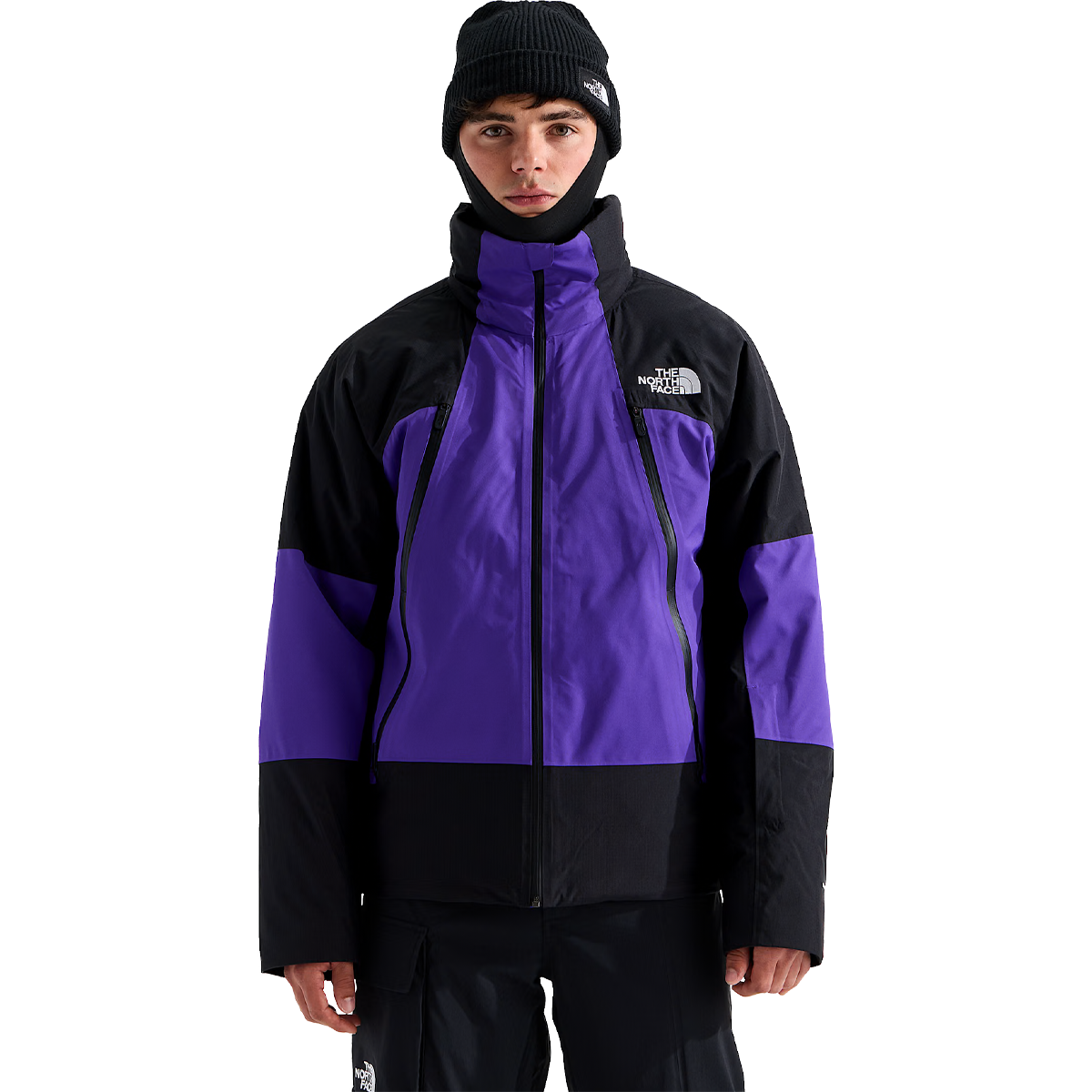The North Face Men's Snowsquall Jacket in Peak Purple TNF Black