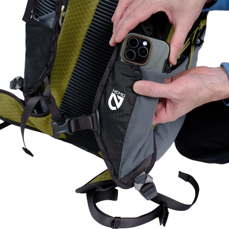 Resolve 35L Endless Promise Technical Overnight Pack, Nemo Resolve 35L Endless Promise Technical Overnight Pack phone pocket