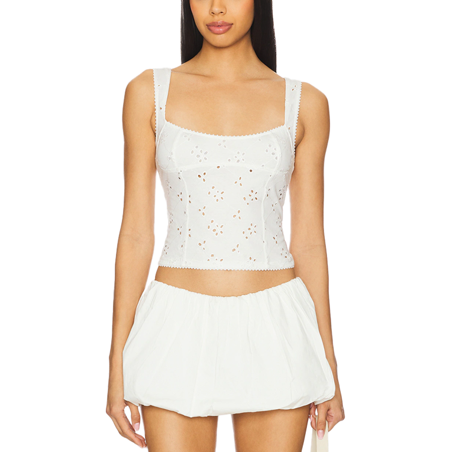 Women's Full Bloom Eyelet Cami alternate view