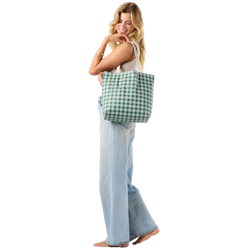 Applique Reversible Tote, Aloha Collection Applique Reversible Tote Reversed Full View