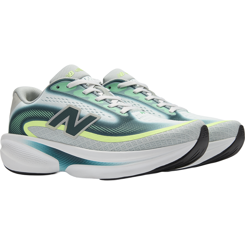 Women's Ellipse, New Balance Women's Ellipse v1 in 13W-Deep End/Medusa Green pair right front