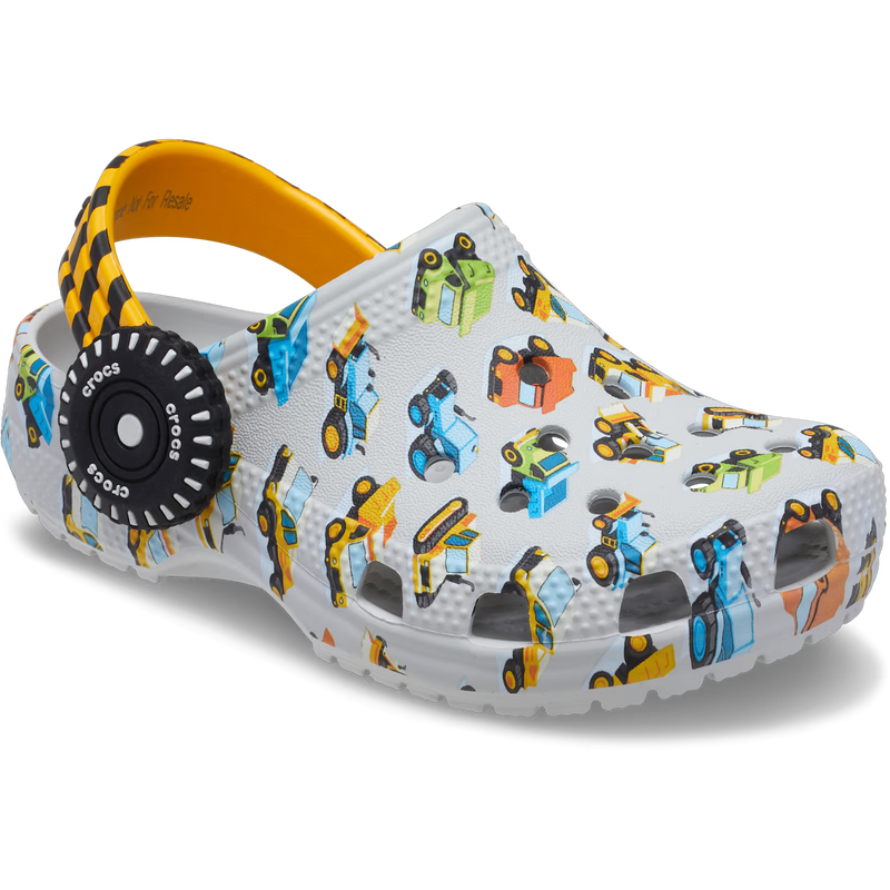 Youth Toddler Classic Graphic Clog, Crocs Classic Graphic Clog T in 1FT-Atmosphere front right