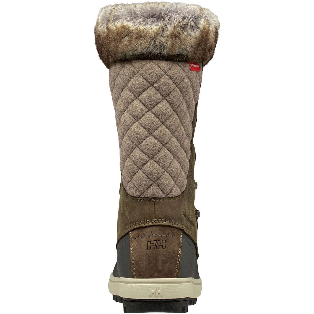 Helly Hansen Women's Garibaldi VL Insulated Winter Boots in Bedrock Pebble back view