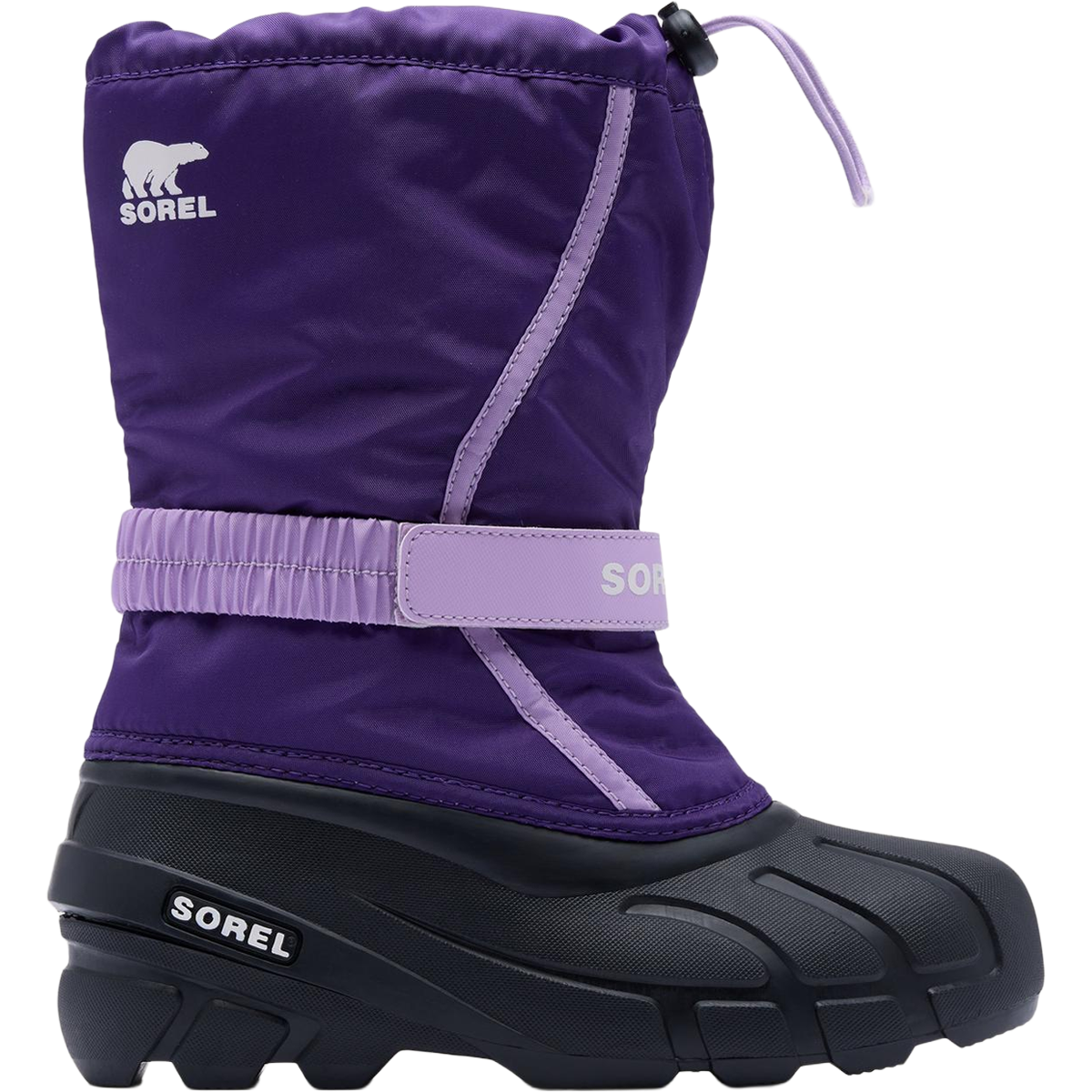 Sorel Little Kids Flurry in Ultra Violet Hydrangea