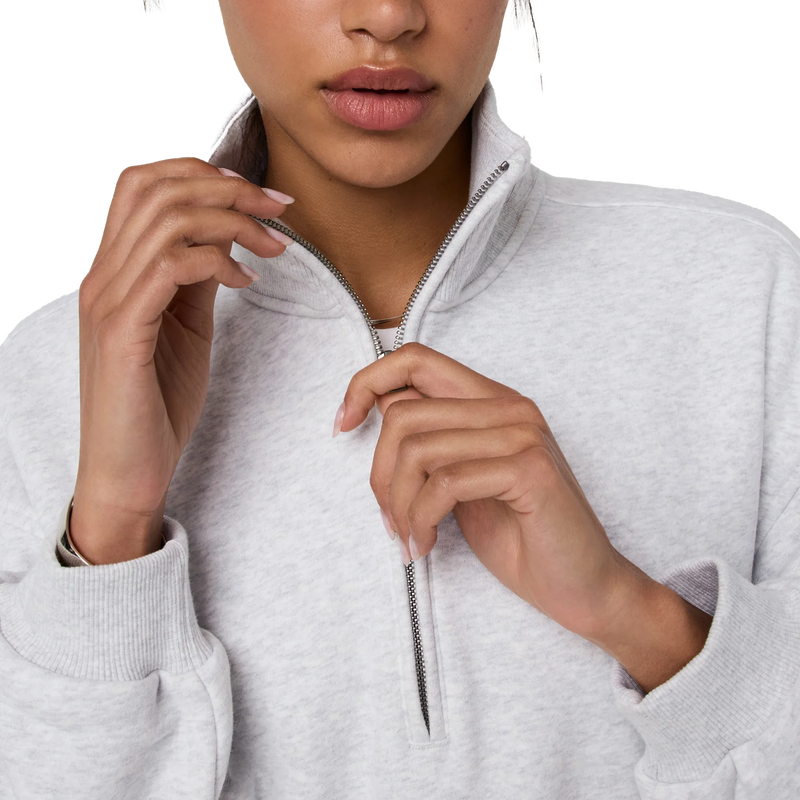 Women's Restore Oversized Half Zip, Vuori Women's Restore Oversized Half Zip Zipper