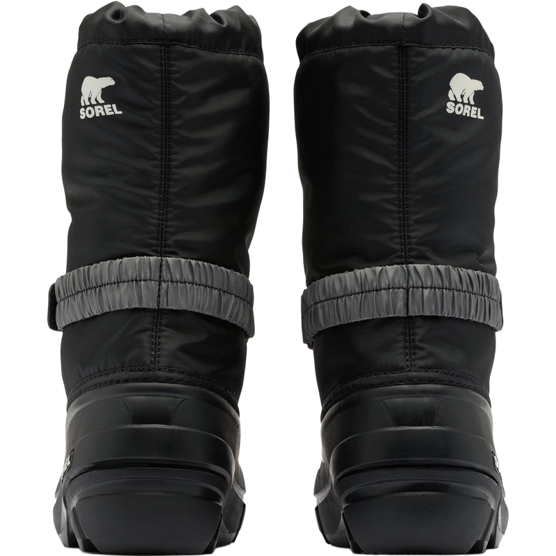 Sorel Big Kids Flurry in Black Sea Salt back view