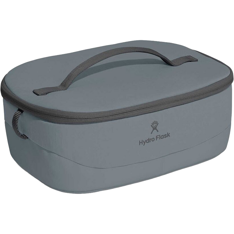 Carryout Lunch Box, Hydro Flask Carryout Lunch Box in Shale Grey angled view