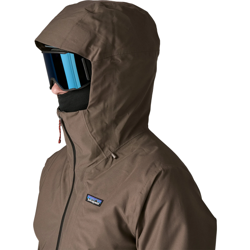 Men's 3-in-1 Powder Town Jacket, Patagonia Men's 3-in-1 Powder Town Jacket in CLMB Clement Blue hood