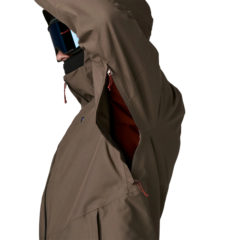 Men's 3-in-1 Powder Town Jacket, Patagonia Men's 3-in-1 Powder Town Jacket in CLMB Clement Blue pit zipper