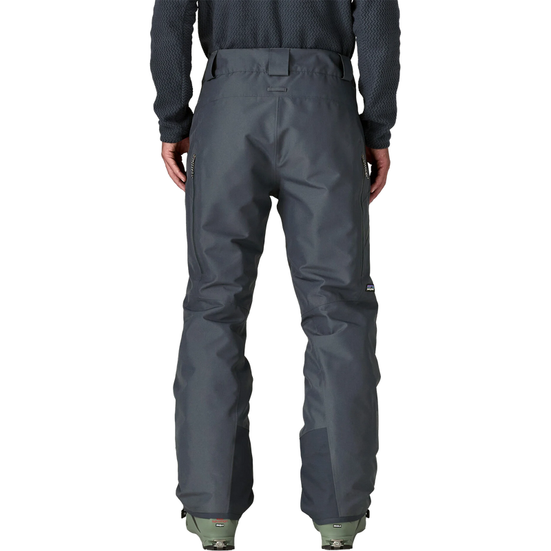 Men's Insulated Powder Town Pants, Patagonia Men's Insulated Powder Town Pants in SMDB Smolder Blue back