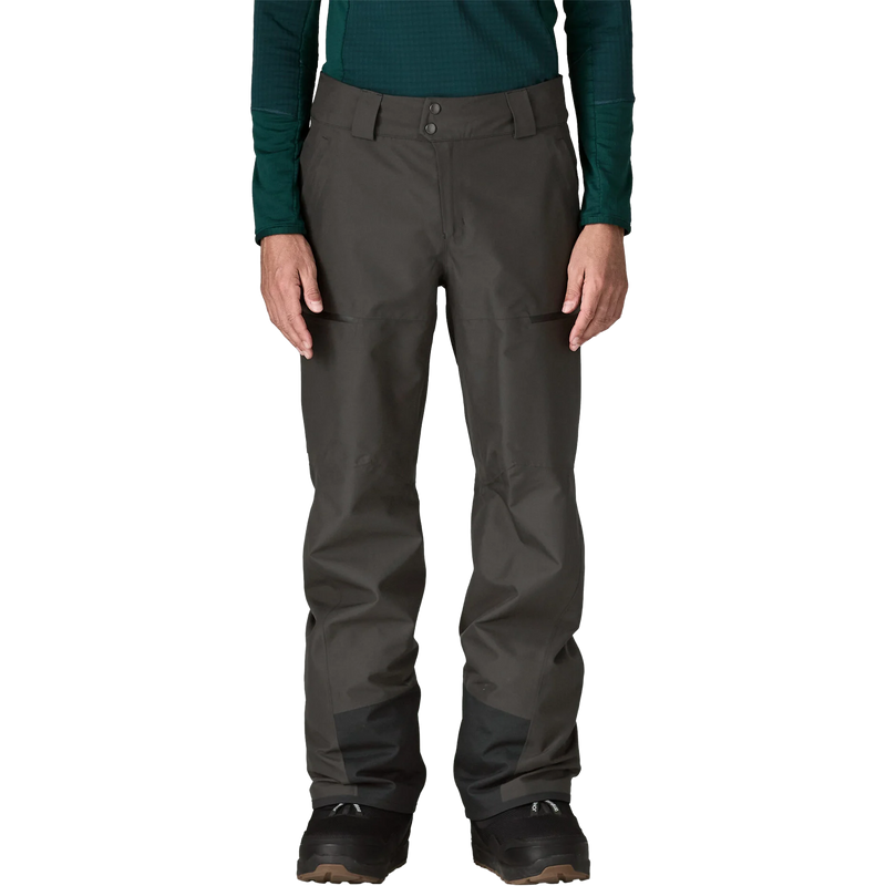 Men's Powder Town Pants, Patagonia Men's Powder Town Pants in BLK Black front