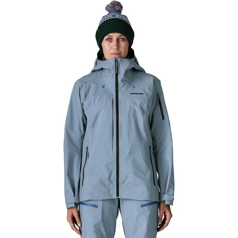 Women's PowSlayer Gore-Tex Jacket, Patagonia Women's PowSlayer Gore-Tex Jacket in BNLB-Barnacle Blue front