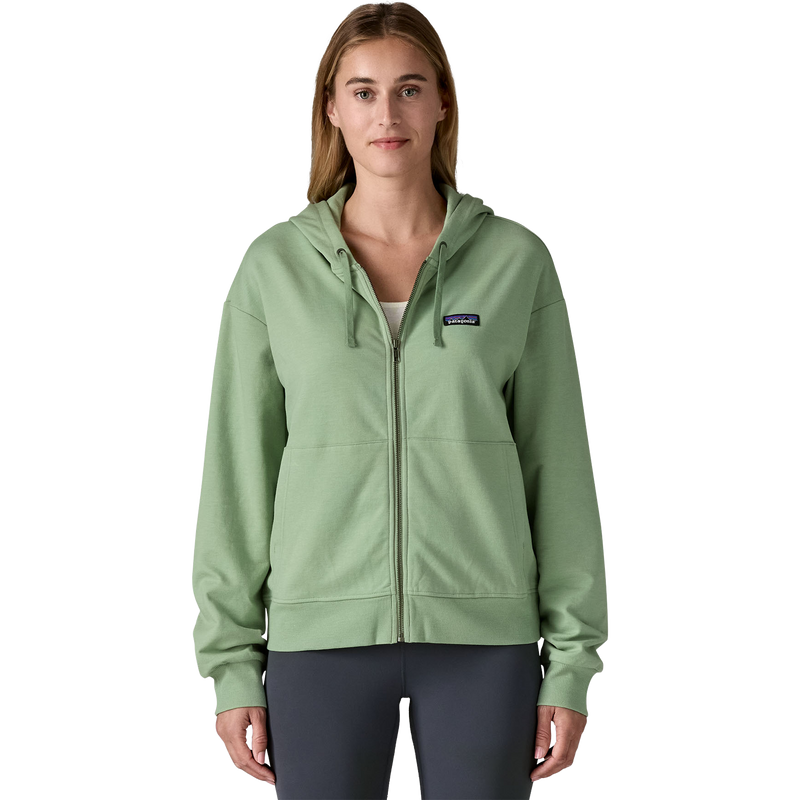 Women's Ahnya Full-Zip Hoody, Patagonia Women's Ahnya Full-Zip Hoody in ELGR-Ellwood Green front