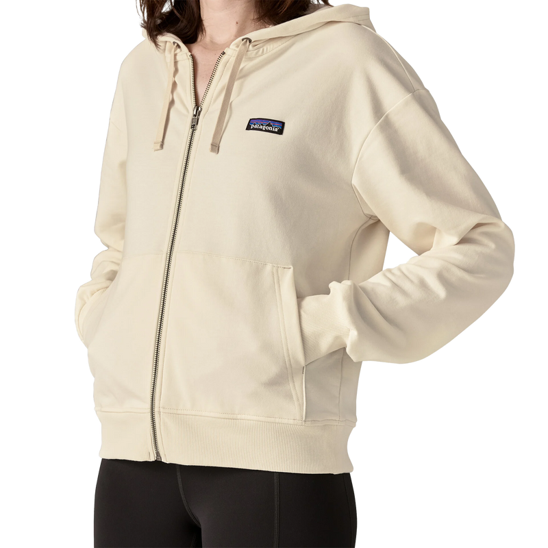 Women's Ahnya Full-Zip Hoody, Patagonia Women's Ahnya Full-Zip Hoody in NAT Natural front pockets