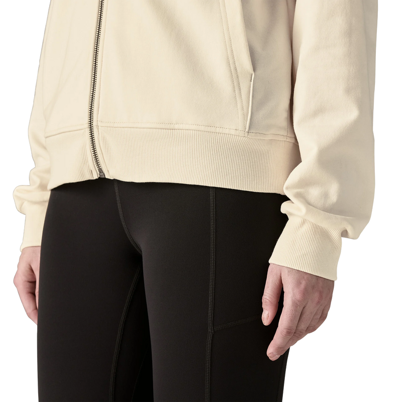 Women's Ahnya Full-Zip Hoody, Patagonia Women's Ahnya Full-Zip Hoody in NAT Natural hood hemm
