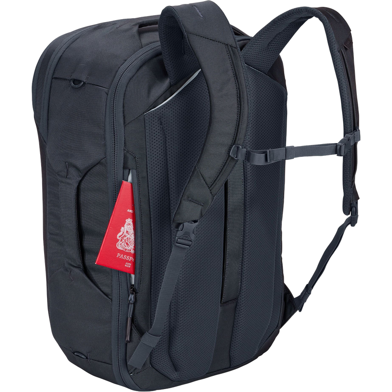Subterra 2 Convertible Carry On Bag, Thule Subterra 2 Convo Carry On Bag back passport zipper