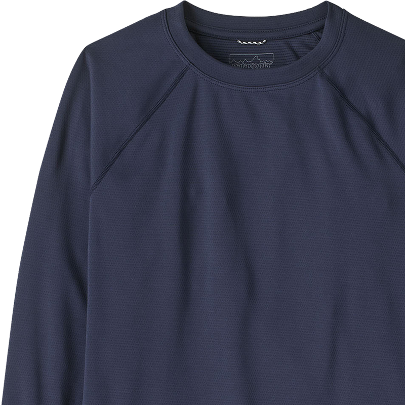 Youth Capilene Midweight Crew, Patagonia Youth Capilene Midweight Crew collar