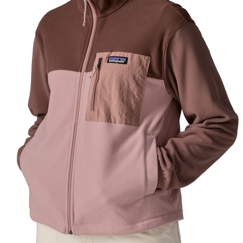 Women's Micro D Patch Pocket Jacket, Patagonia Women's Micro D Patch Pocket Jacket hand pockets