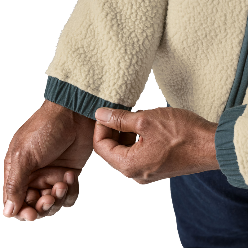 Men's Retro Pile Patch Jacket, Patagonia Men's Retro Pile Patch Jacket cuff