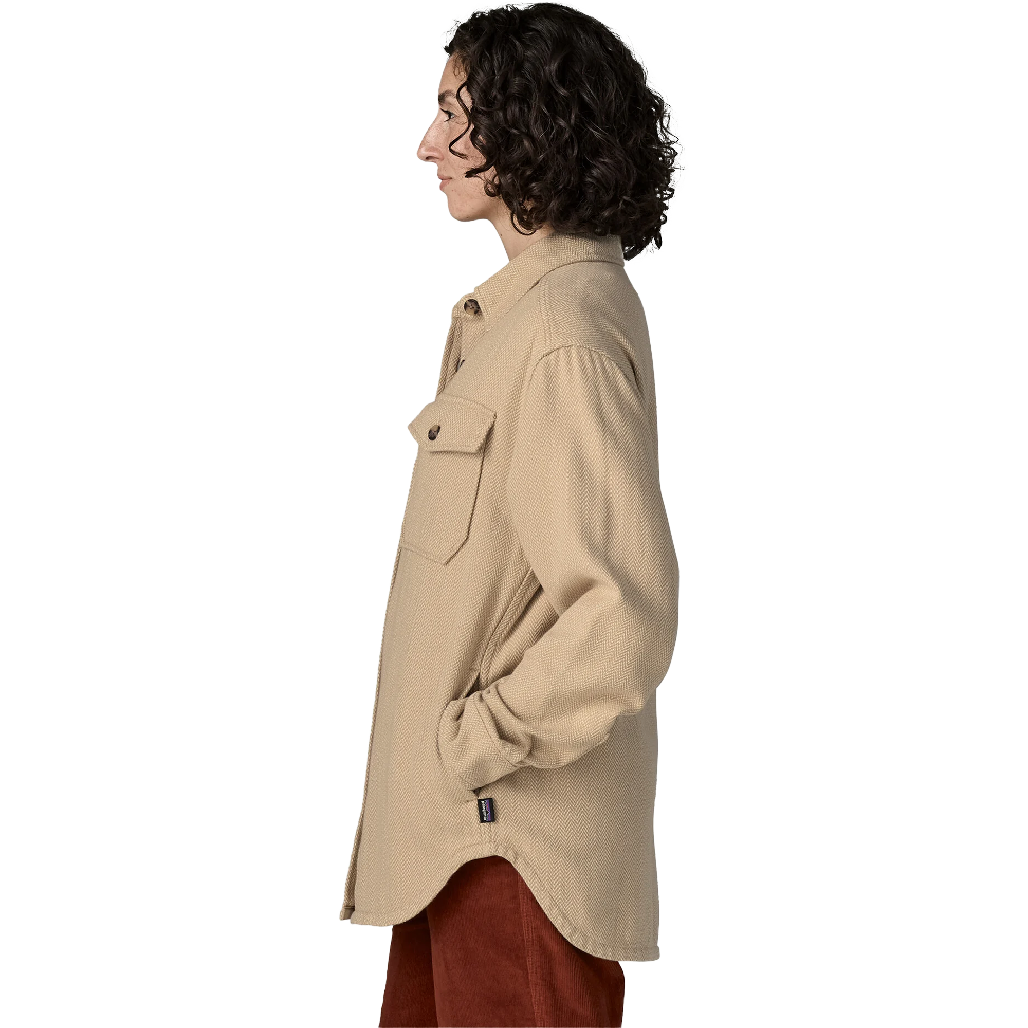 Patagonia Women's Fjord Loft Overshirt Jacket Side