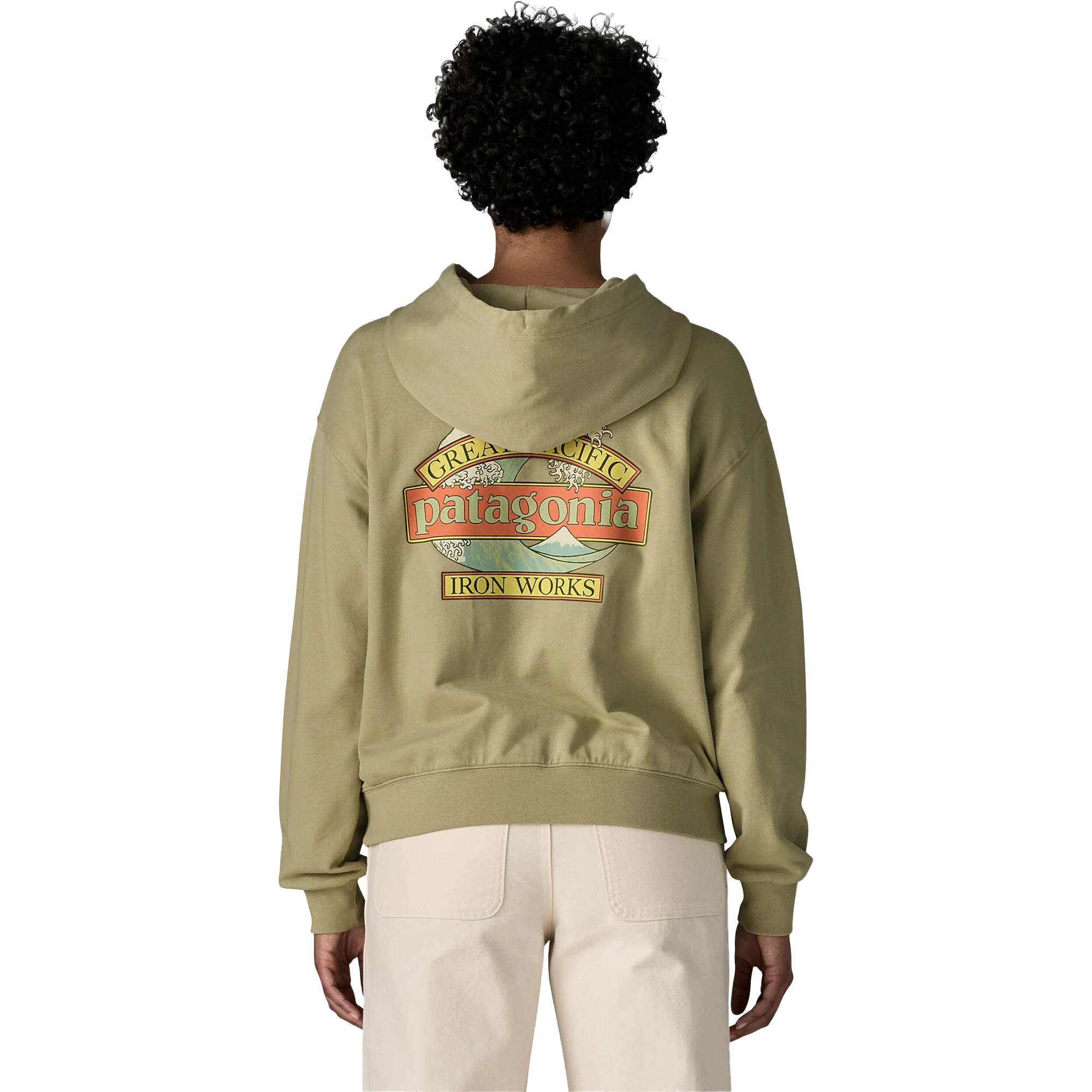 Patagonia Women's Great Waves Daily Hoody Back on model