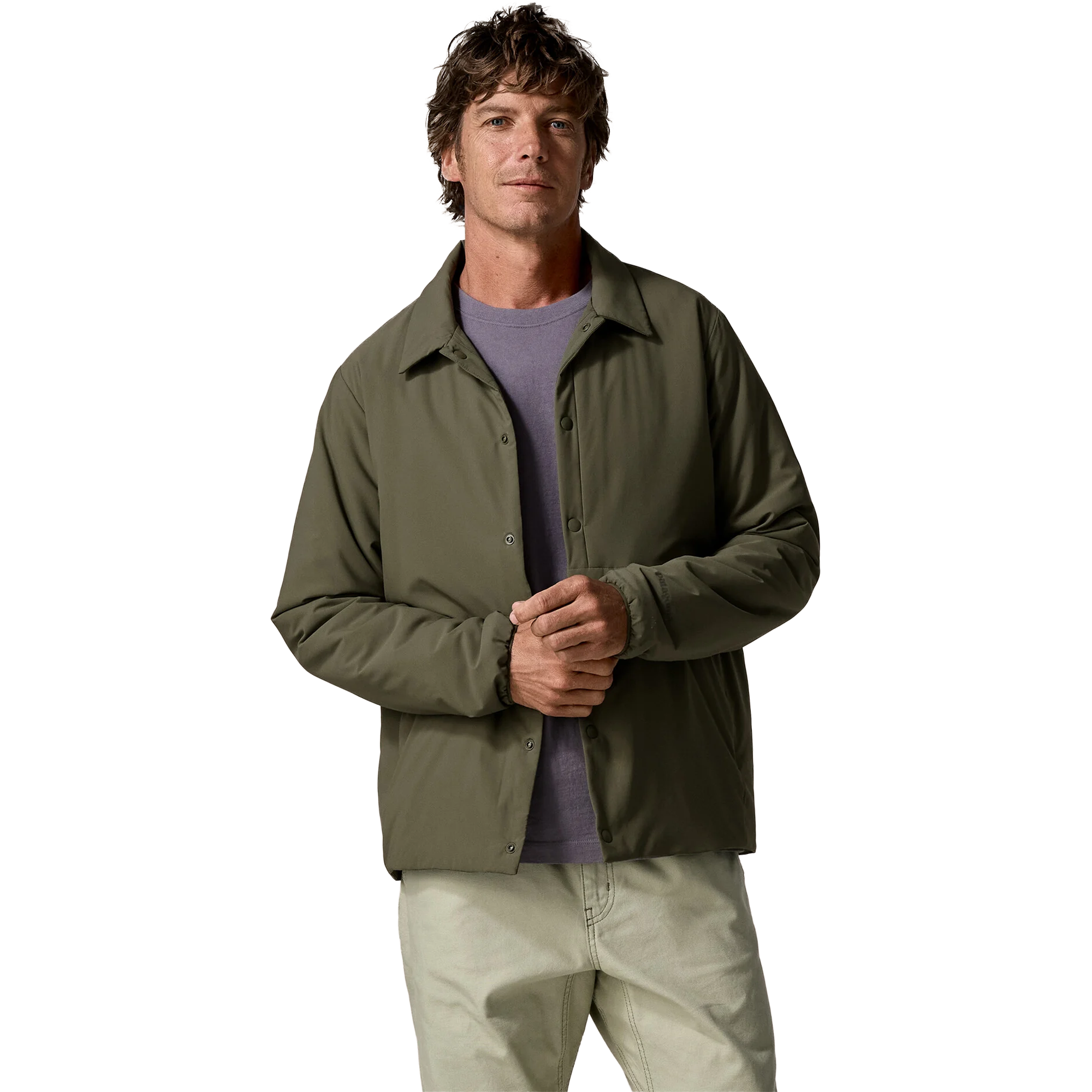 Patagonia Men’s Nano-Air Shirt Jacket Front on model