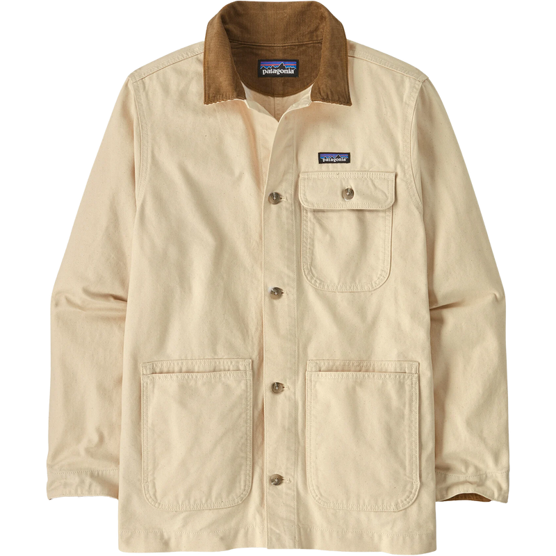 Patagonia Men's Point Reyes Canvas Jacket in Undyed Natural