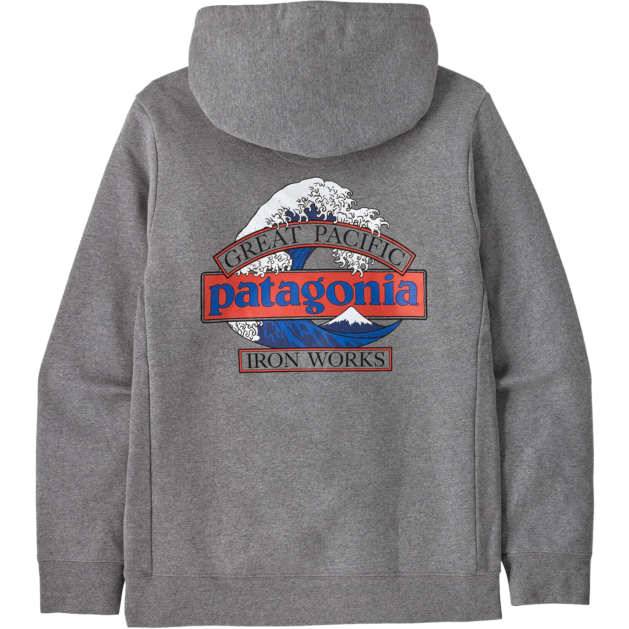 Patagonia Men’s Great Waves Uprisal Hoodie in Gravel Heather