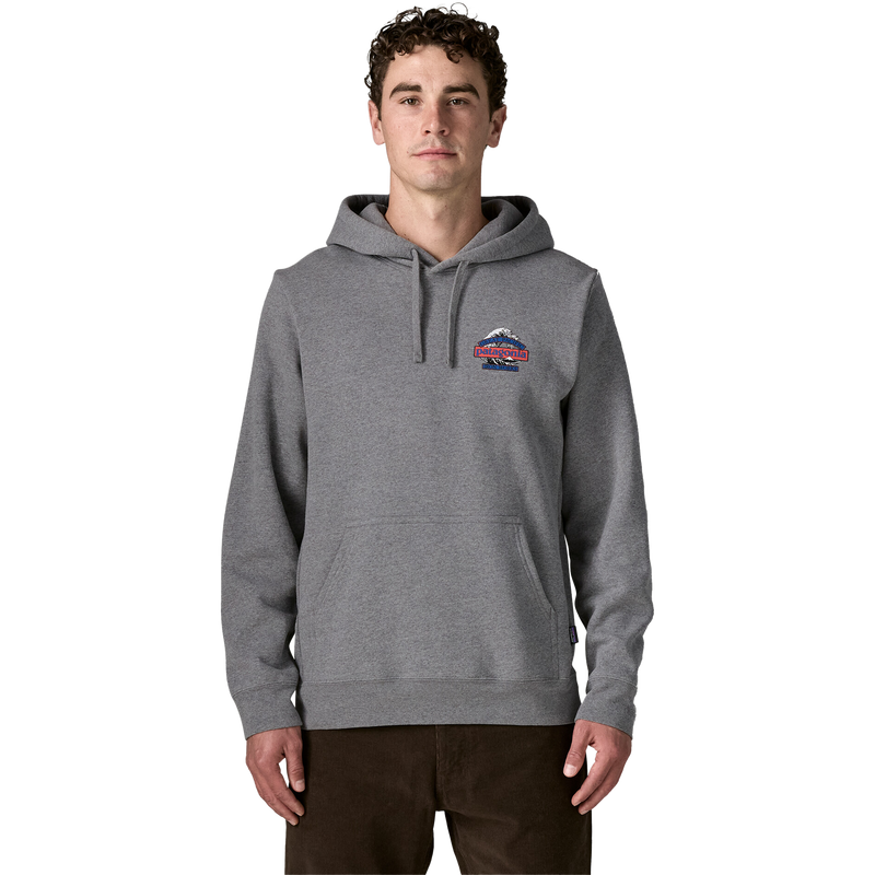 Patagonia Men’s Great Waves Uprisal Hoodie front on model
