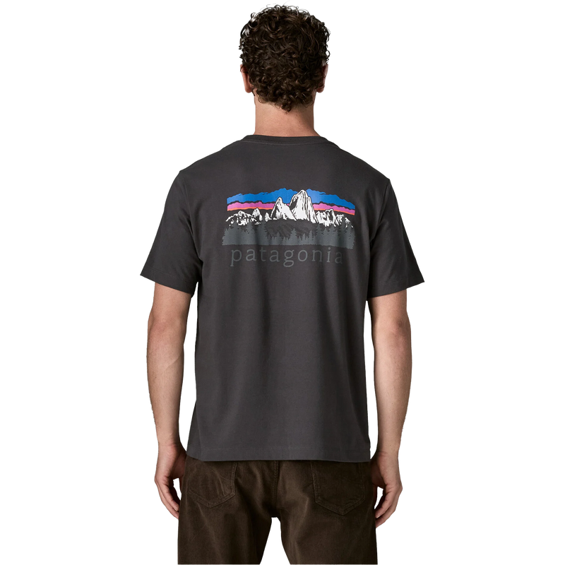 Patagonia Men’s Fitz Roy Foothills T-Shirt Back on model