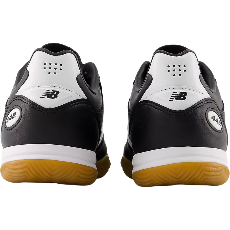 442 Pro V3 IN Wide, New Balance442 Pro V3 IN Wide in Black White back view