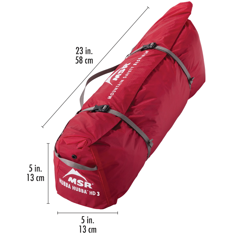 Hubba Hubba HD 3, MSR Hubba Hubba HD 3 Person tent packed dimensions