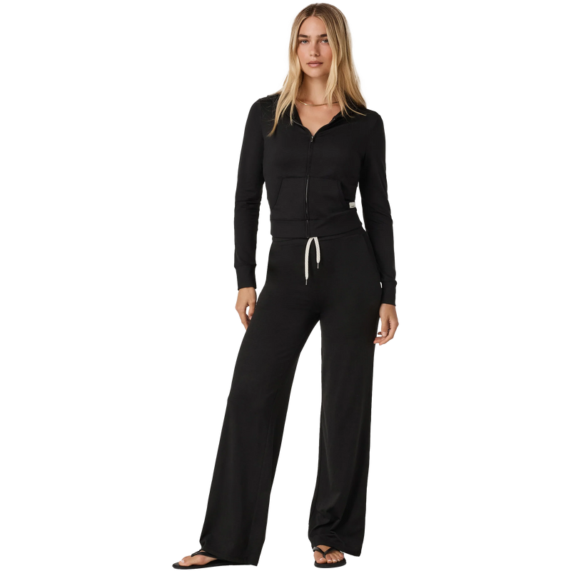 Women's Halo Mini Full Zip Hoodie, Vuori Women's Halo Mini Full Zip Hoodie Full View