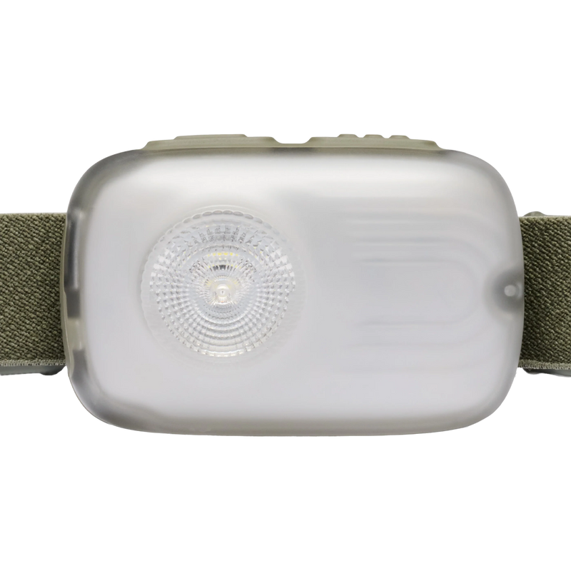 Stella-R Headlamp, Black Diamond Stella-R Headlamp in Pine Smoke light detail