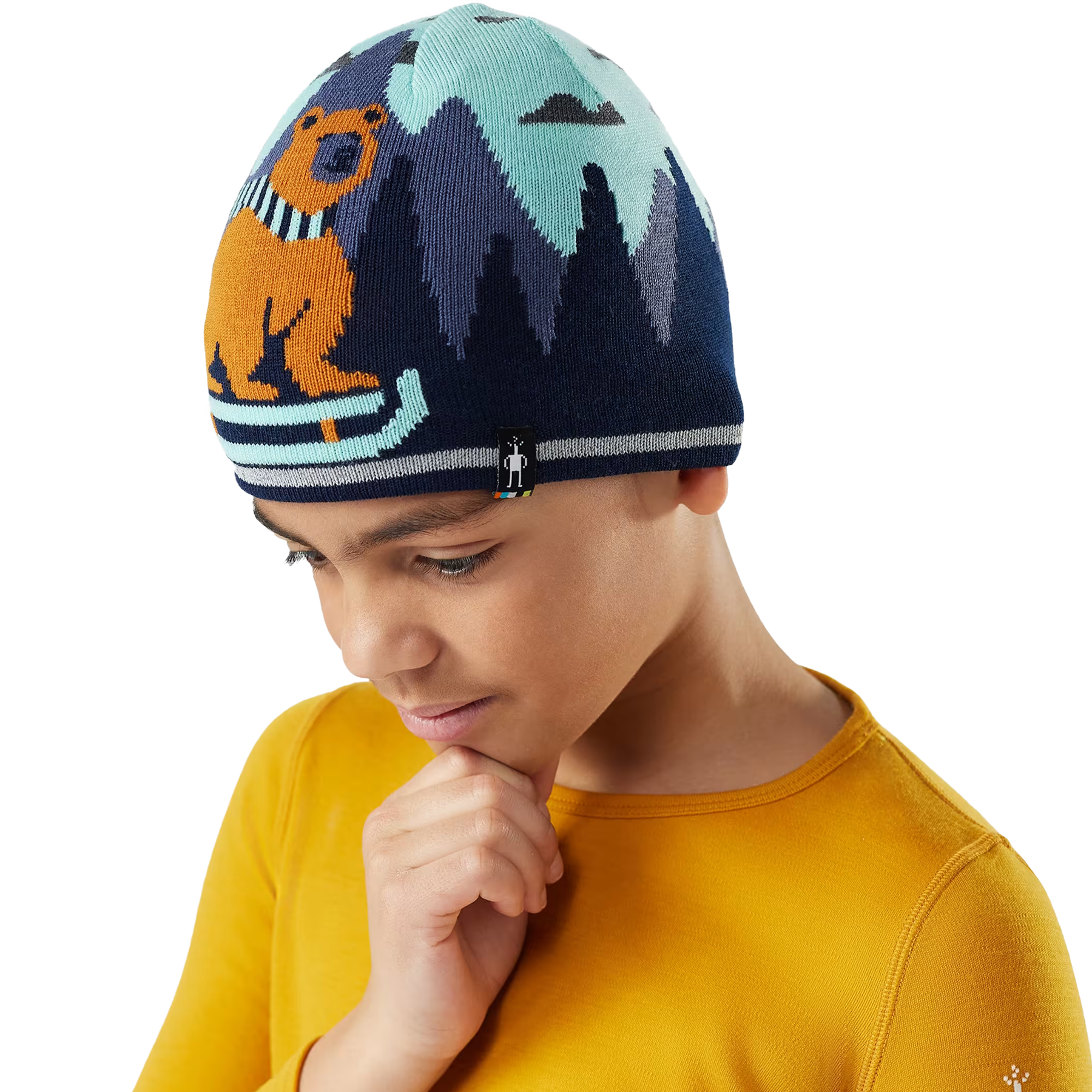 Youth Reversible Art Beanie alternate view