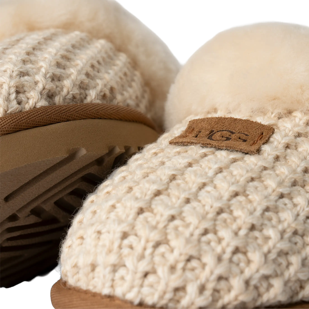 UGG Women's Cozy in Cream with logo detail 