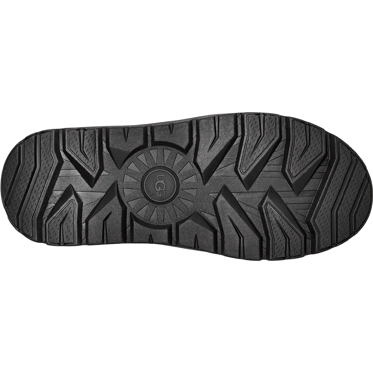 UGG Men's Neumel Weather Hybrid in Black bottom view with grip detail